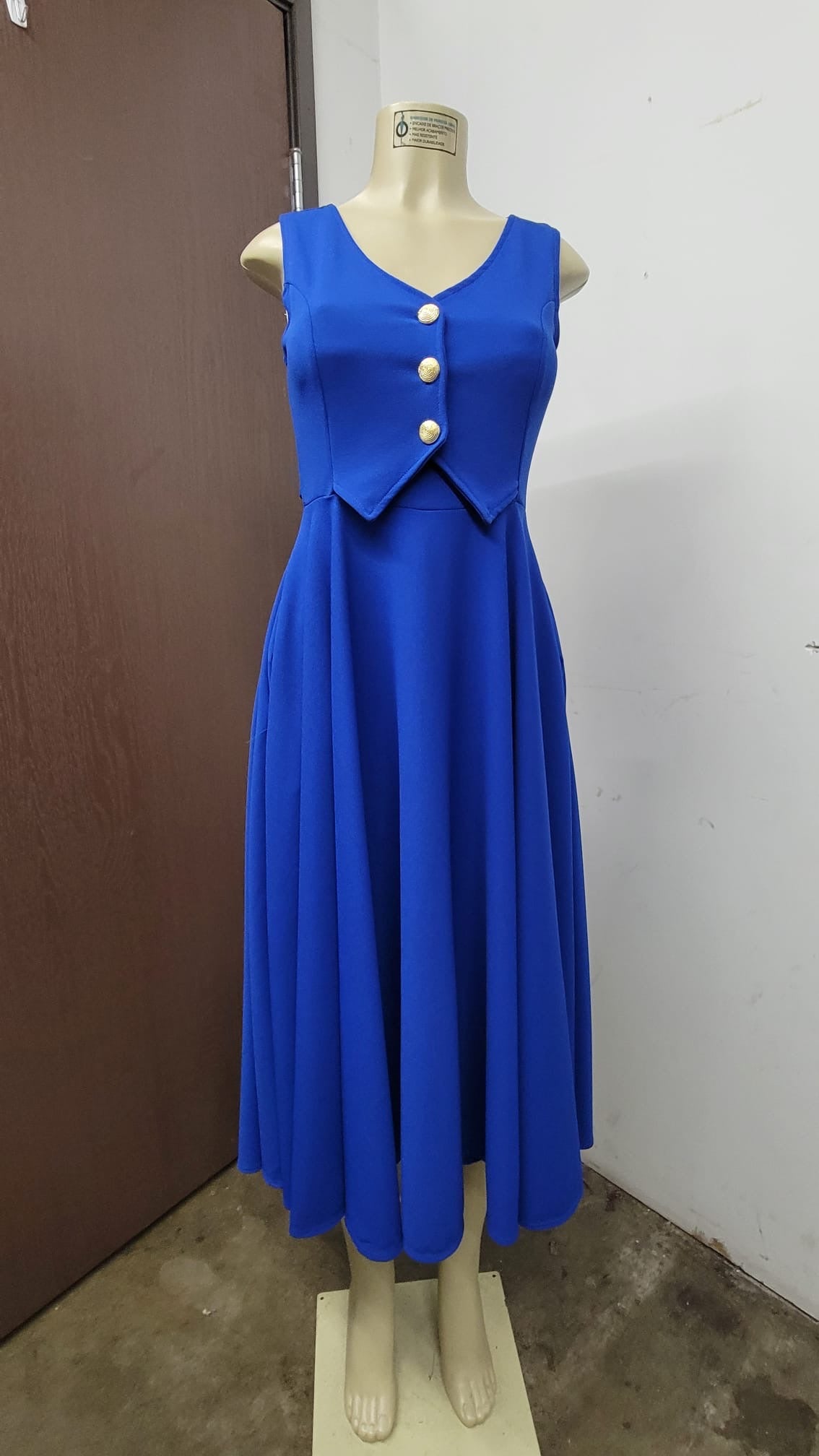 VESTIDO OVEROL EBENEZER CON BOLSA