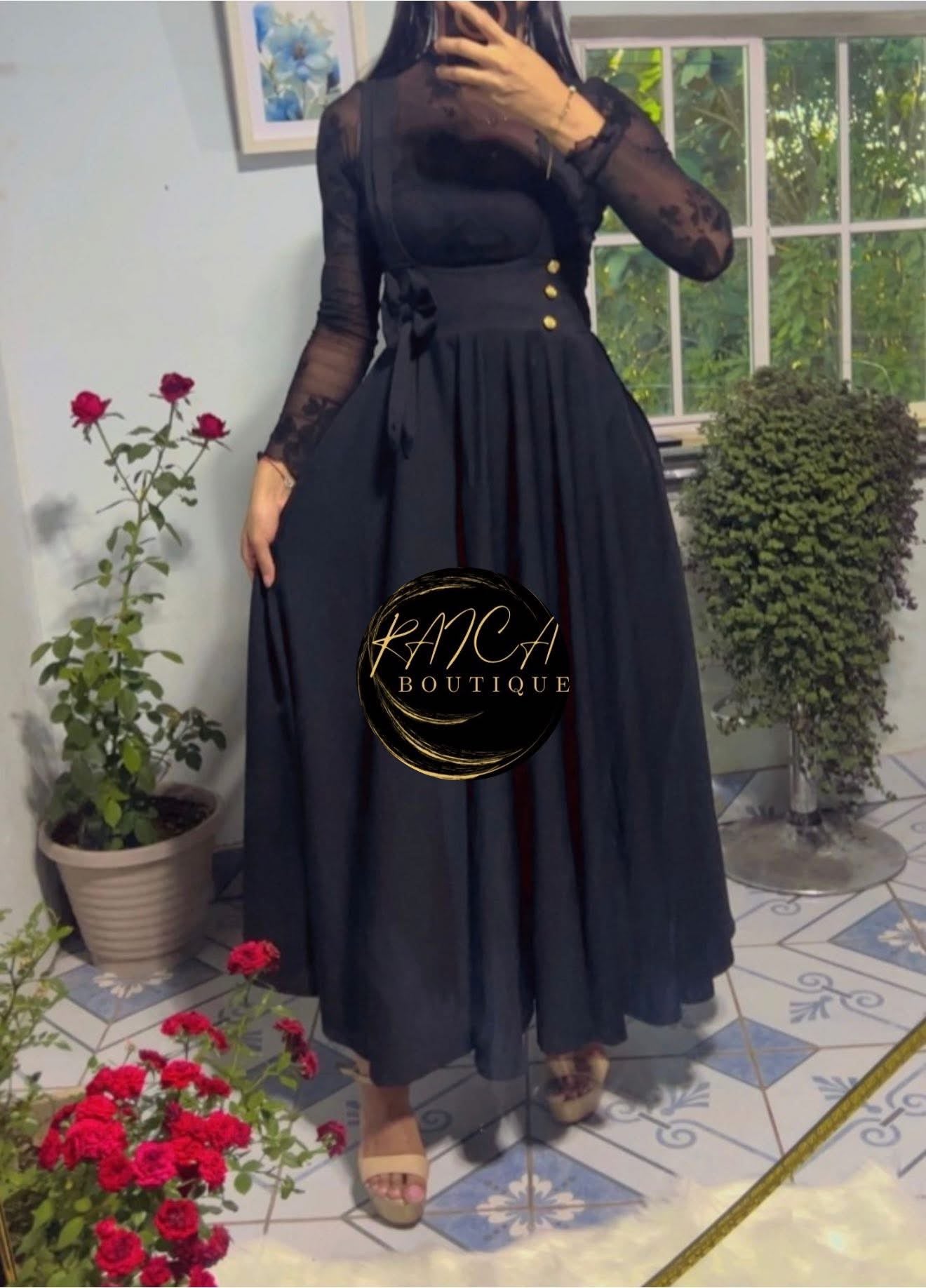 Falda Larga Tipo Overol