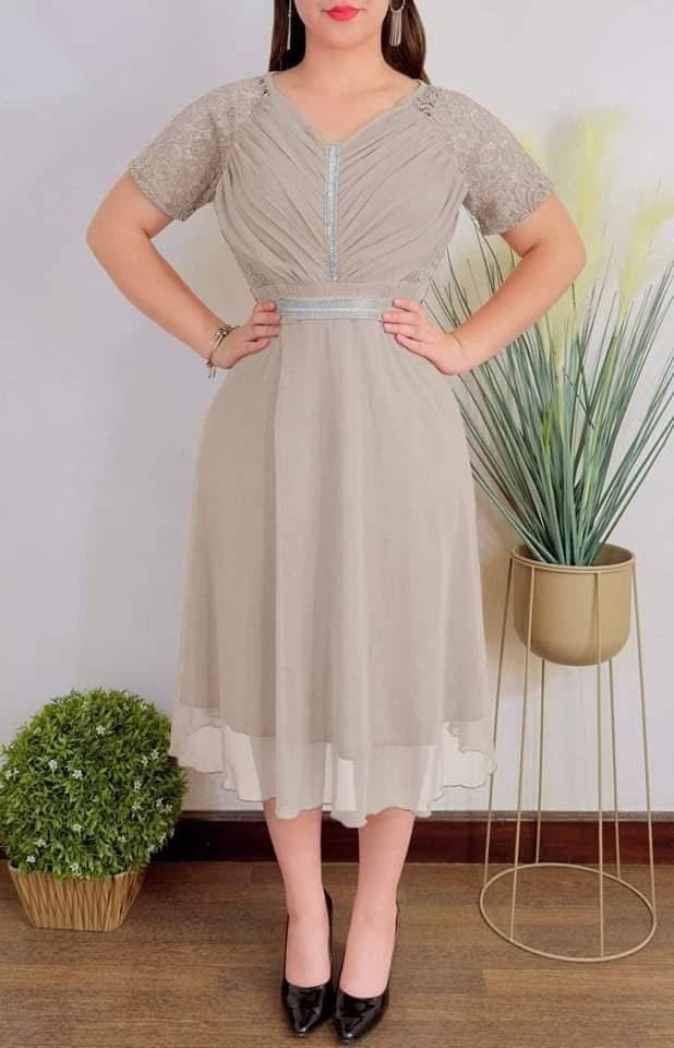 Vestido Semi largo 3/4