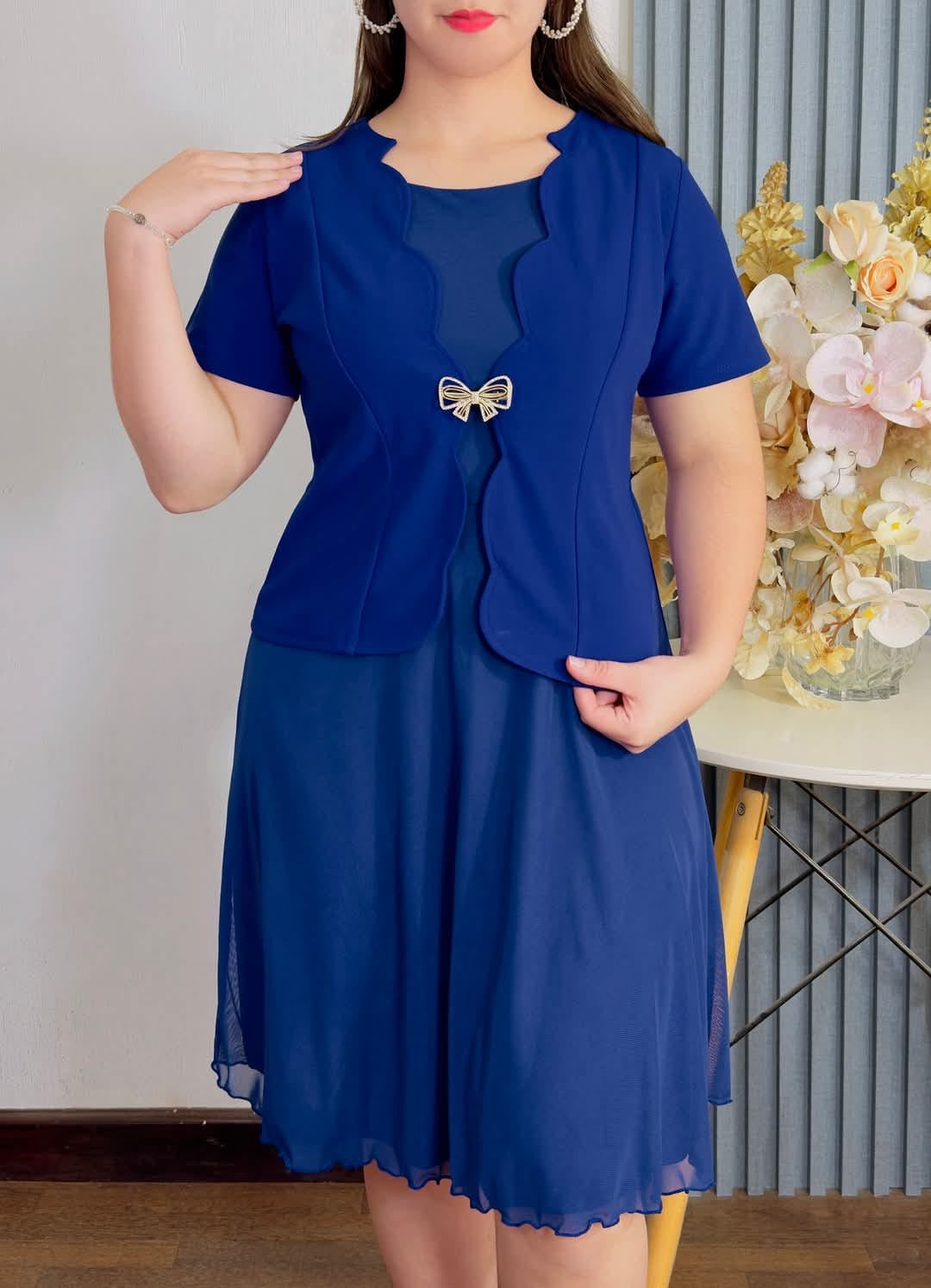 Vestidos Cortos Elegante 2 piezas C29