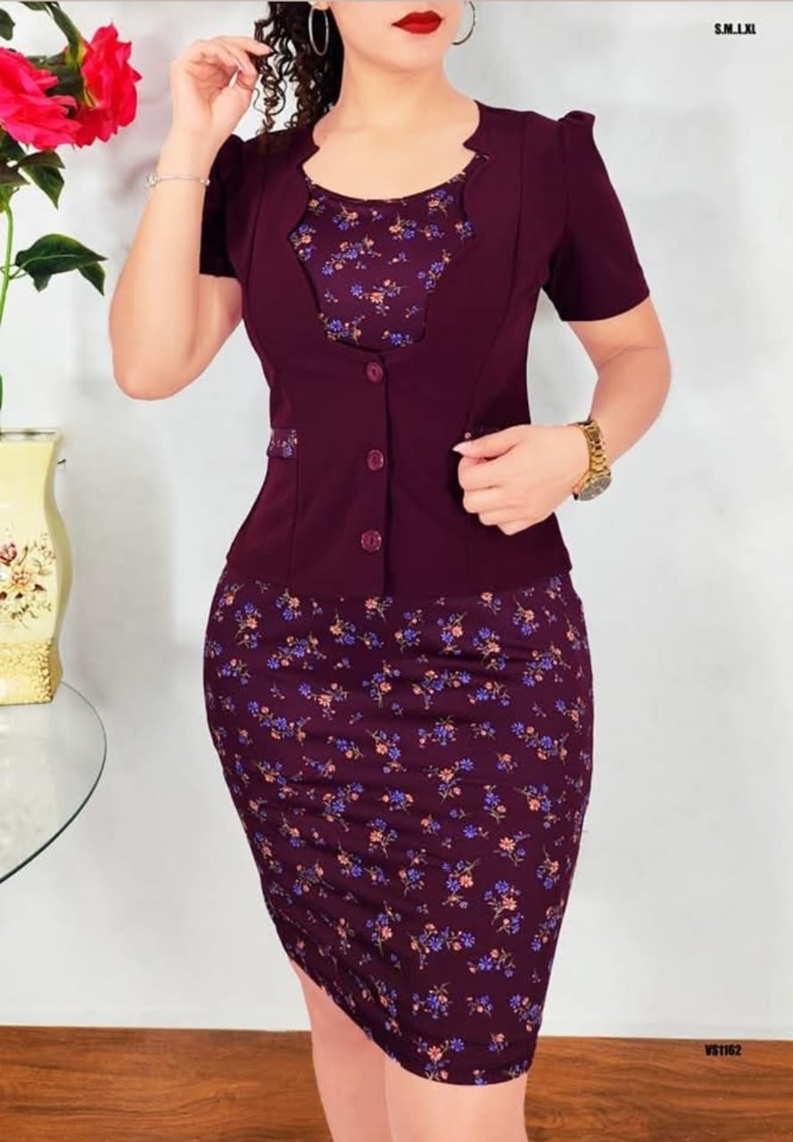 Vestido Corto Dos Piezas cod 9