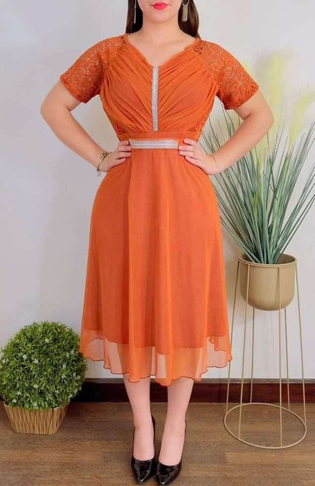 Vestido Semi largo 3/4