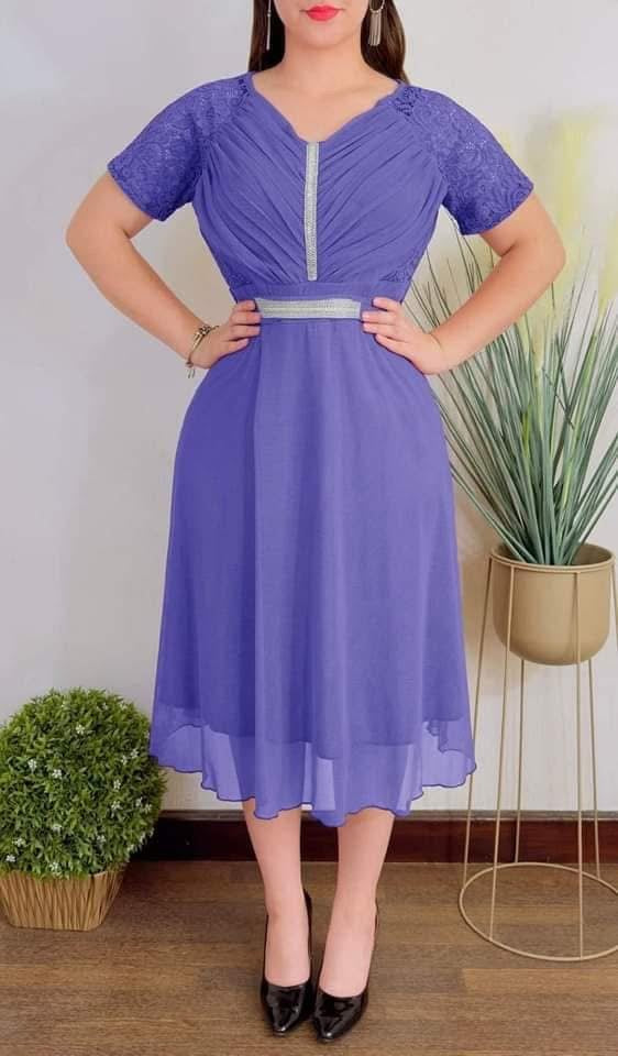 Vestido Semi largo 3/4