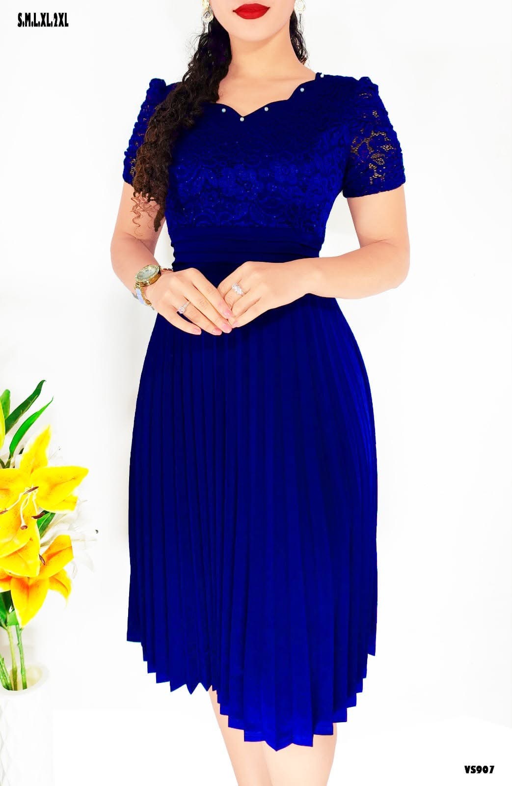 Vestido semi Largo 3/4