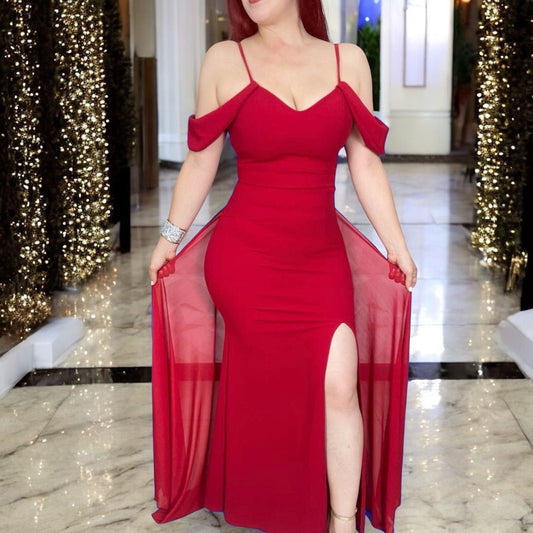 Vestido Elegante Cola C31
