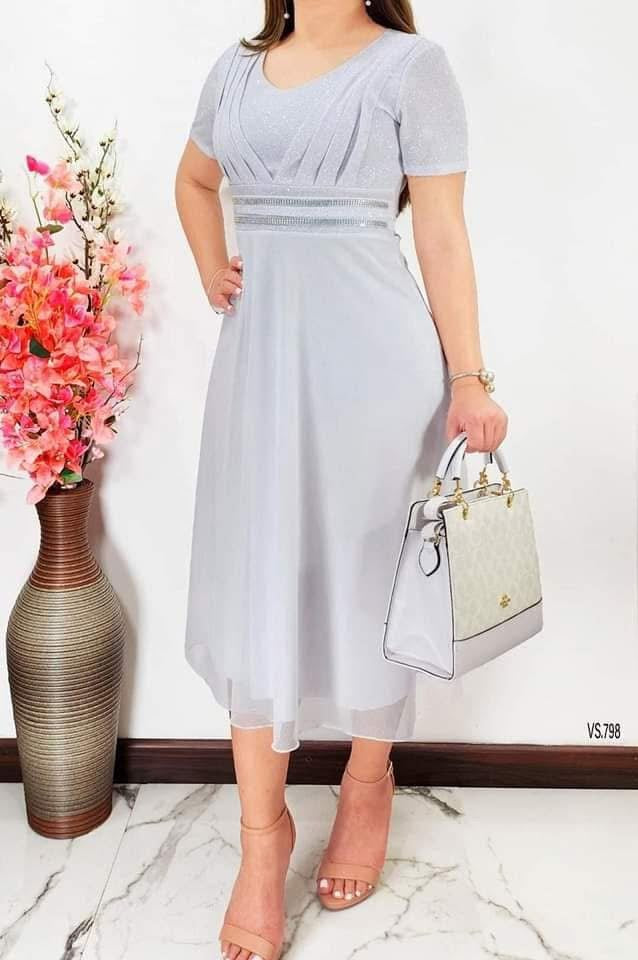 Vestido Semi largo 3/4