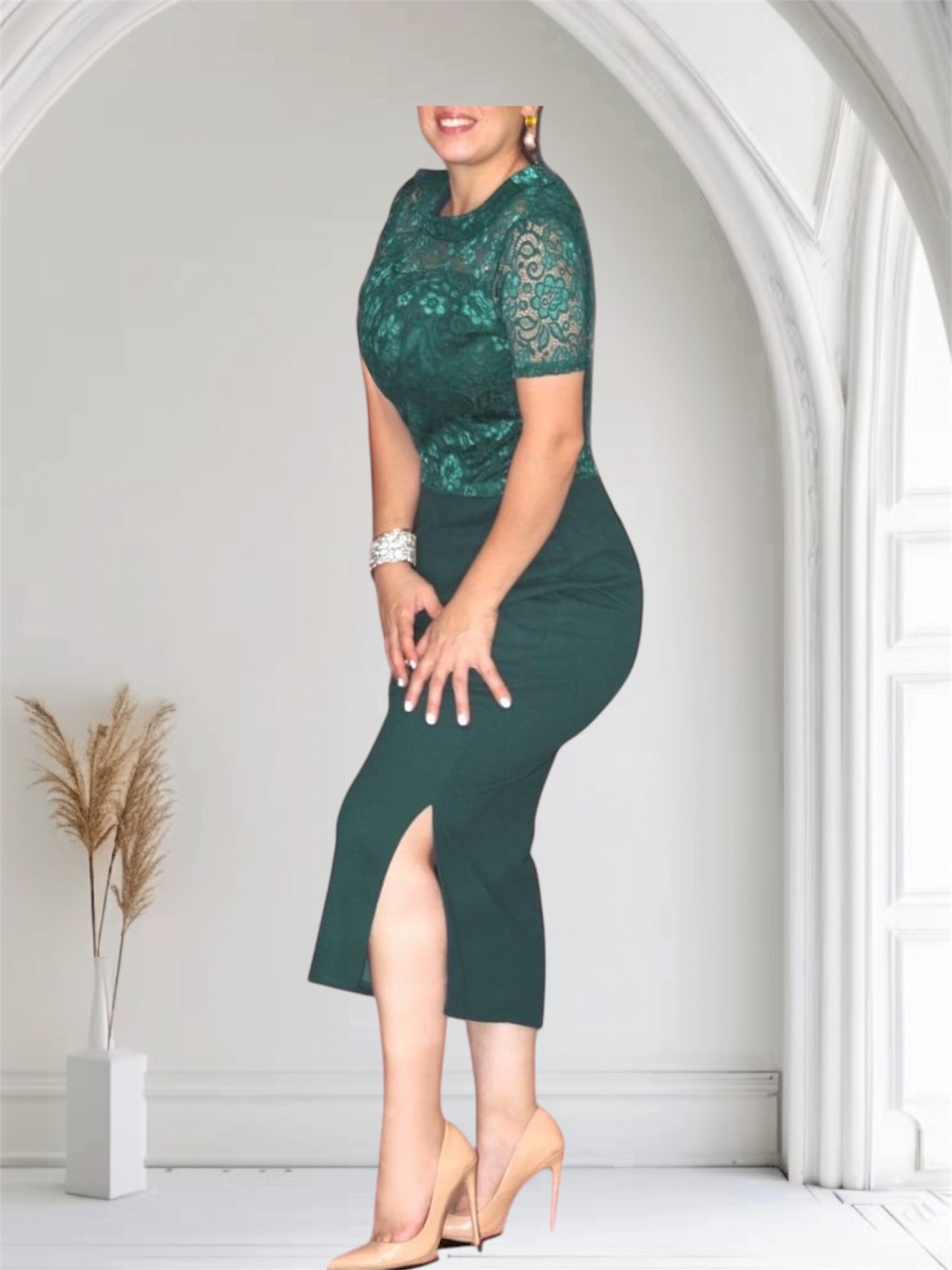 Vestido Elegante Encaje C33