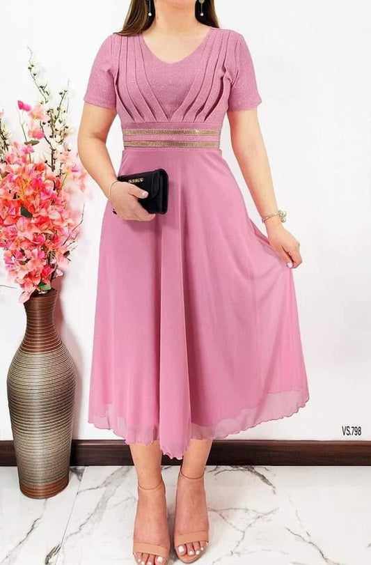 Vestido Semi largo 3/4