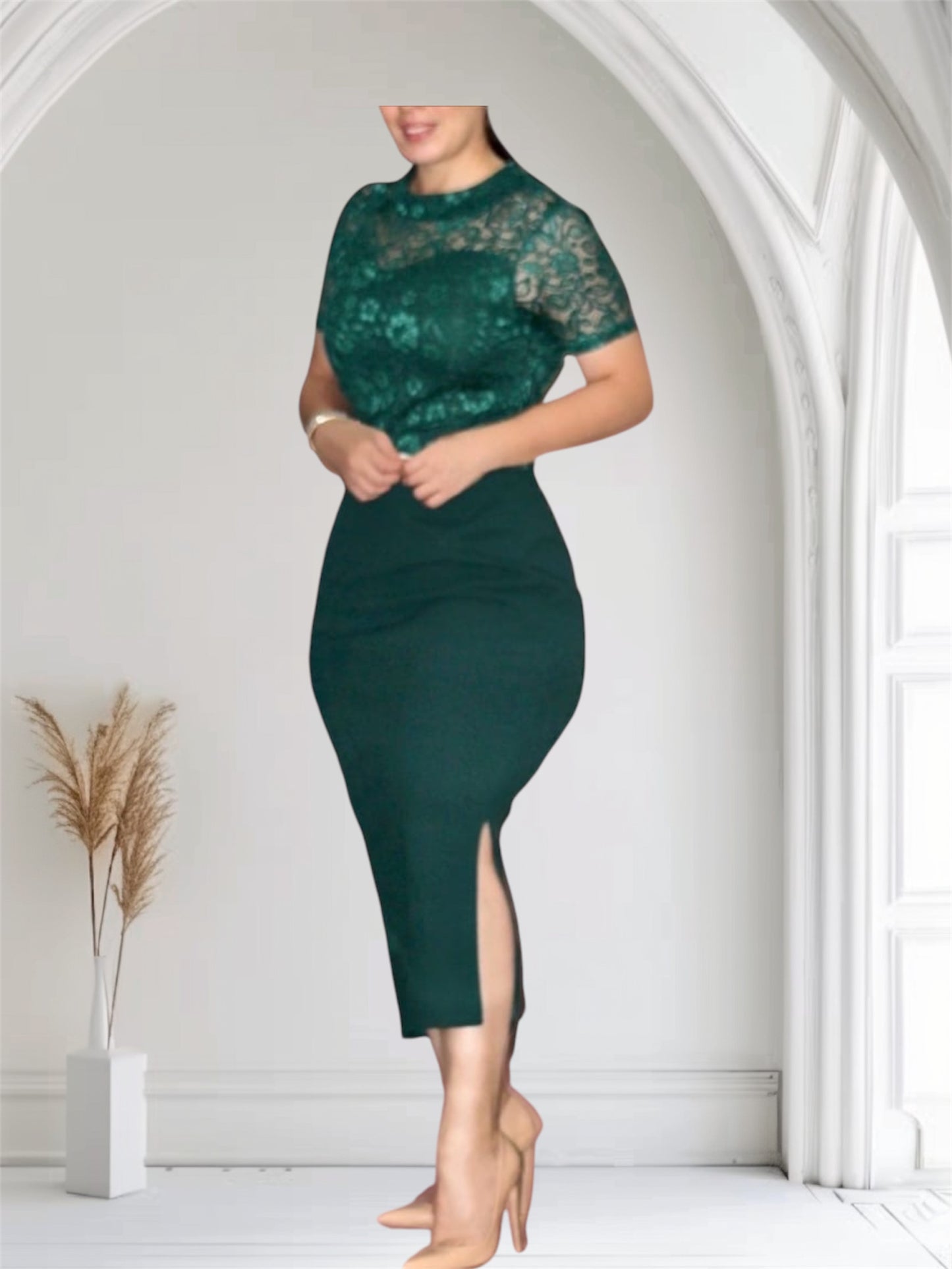 Vestido Elegante Encaje C33