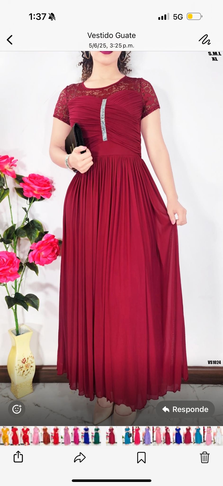 Vestido Elegante Largo cod 13
