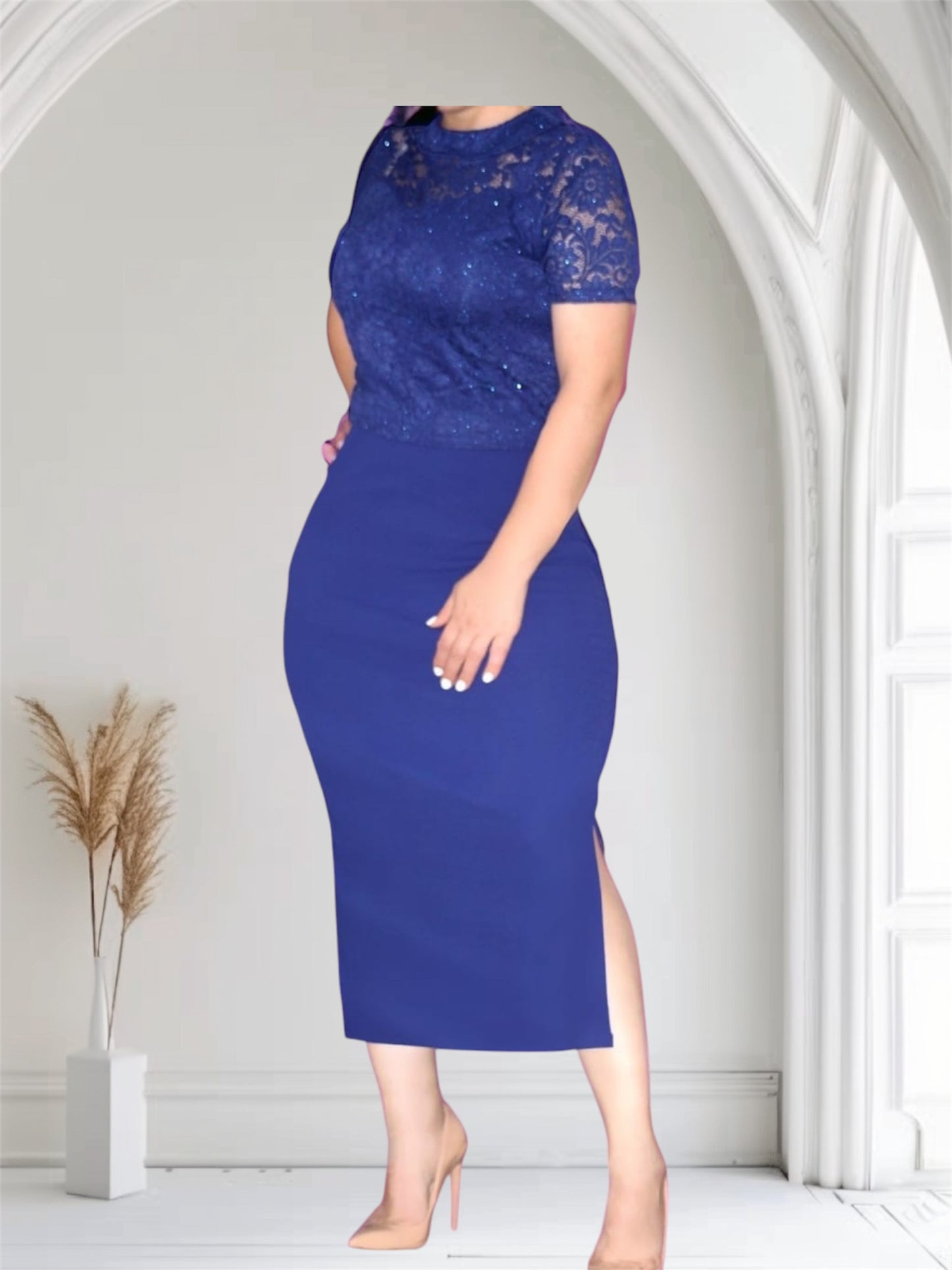 Vestido Elegante Encaje C33