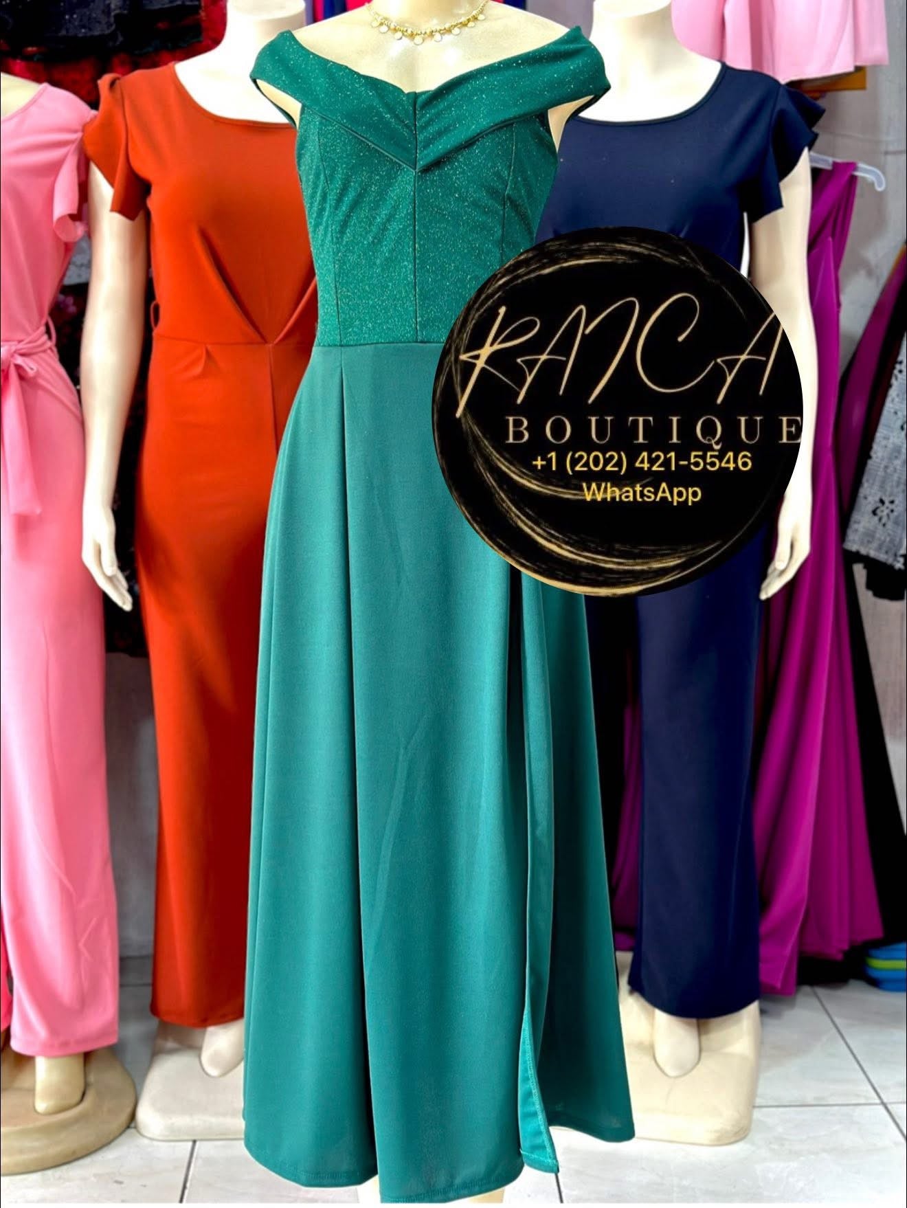 Vestido largo estilo princesa
